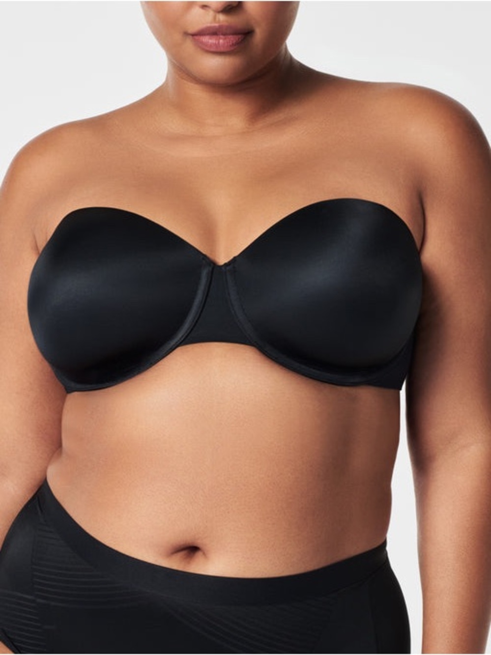 Spanx SPANXsmooth Suit Your‎ Fancy Strapless Bra Black Size 34D